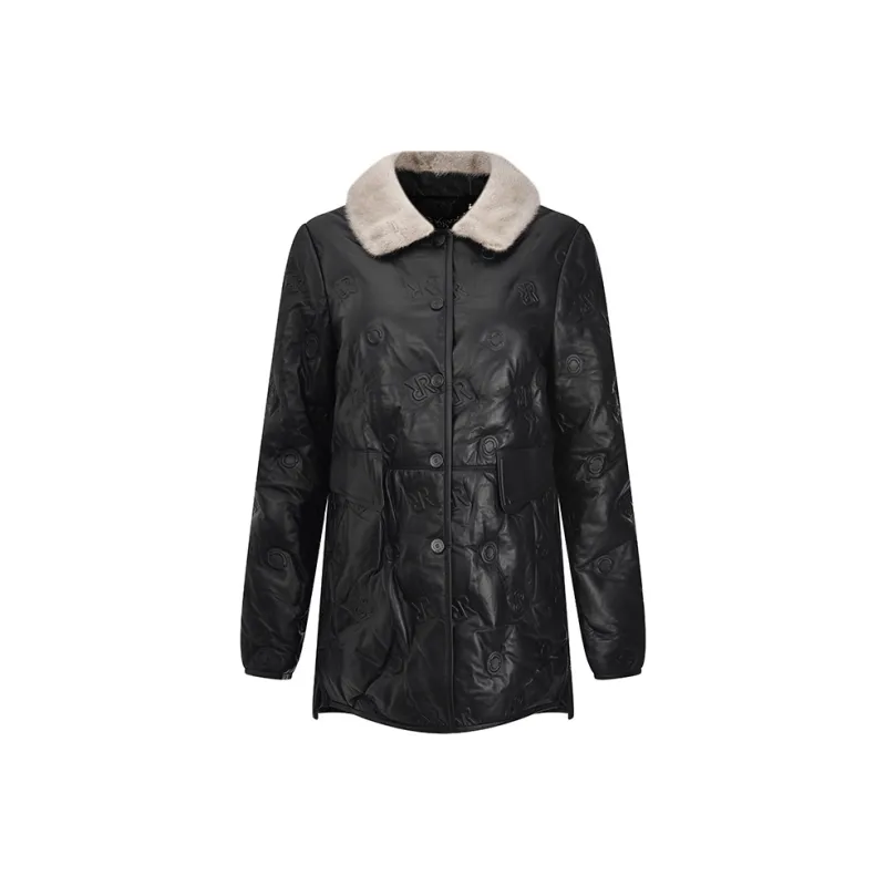 RARE Leather Jacket Women's Black-0