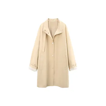 A Paradise For Awakening Trench Coat Women's Khaki