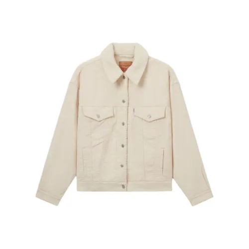Levi's Velvet feel Coat Women's Ecru