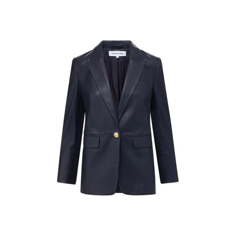 Veronica Beard Leather Dickey Jacket-0