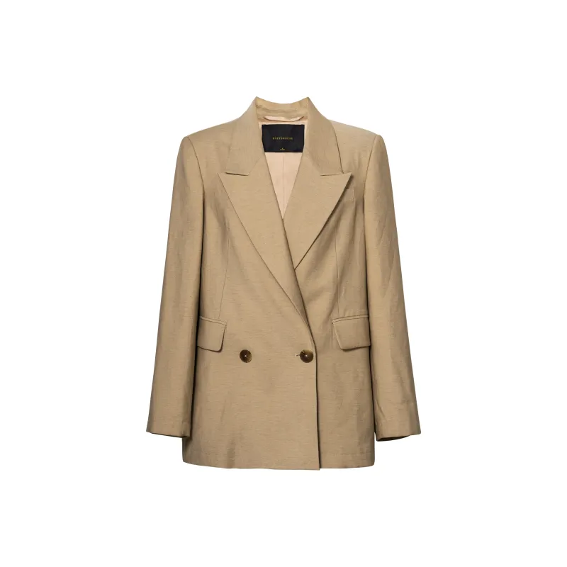 ROEYSHOUSE Business Suit Women's Khaki-0