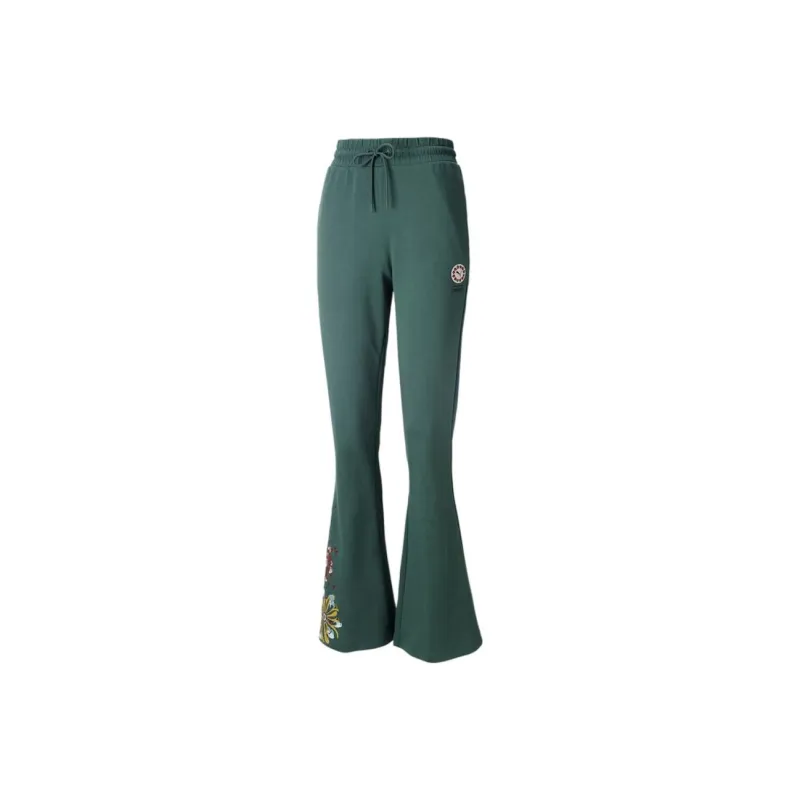 PUMA X Liberty Co-branded SS23 Casual Pants Women's Green-0