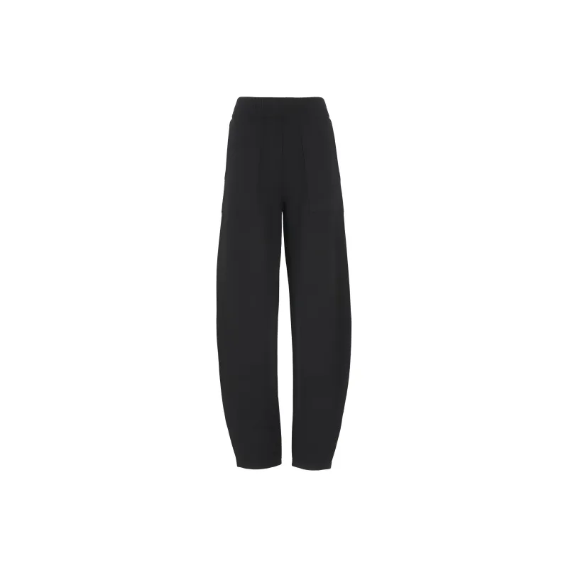 UMA WANG Brushed Effect Tapered Leg Trousers-0