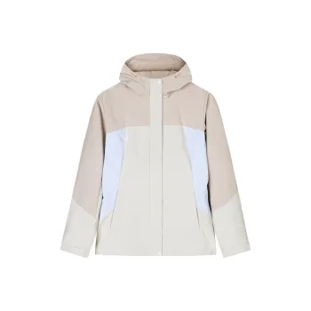 Anta Windproof Windbreaker Jacket Women's Fishbelly White/Pure White