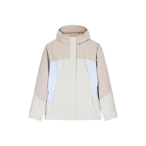 Anta Windproof Windbreaker Jacket Women's Fishbelly White/Pure White