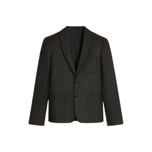 CELINE Short Jacket In Cashmere Flannel