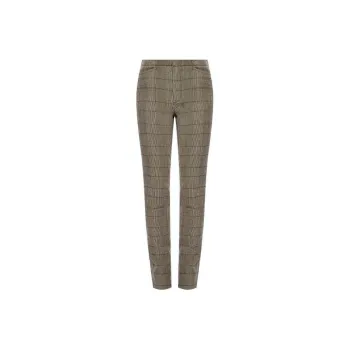 Chloé Checked Tapered Trousers