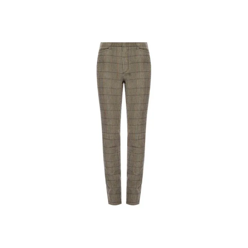 Chloé Checked Tapered Trousers-0