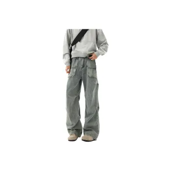 TELENT Jeans Unisex Vintage Blue