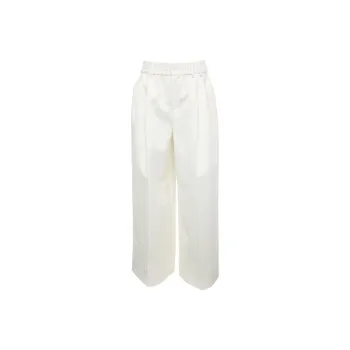 Christopher John Rogers SS24 Casual Pants Women's Ecru