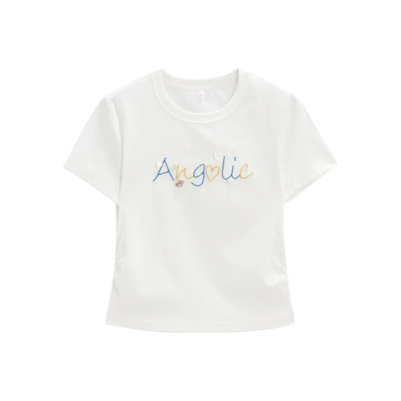 Love to serve T Shirts Women's White-0