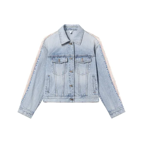 Miss Sixty Denim Jacket Women's Light Blue