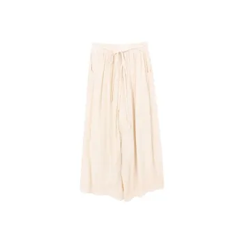 MIMOSA CHUR Casual Pants Women's Light Yellow