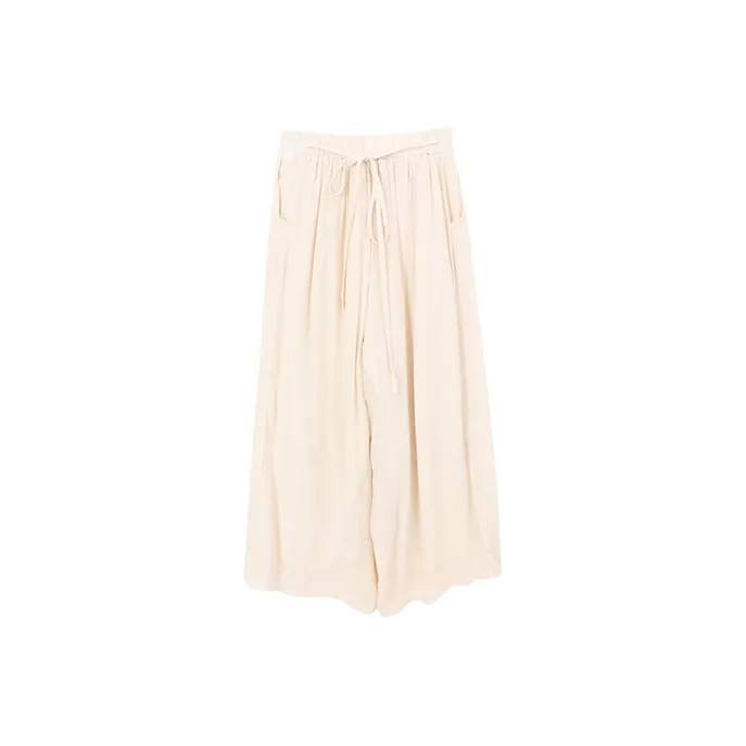 MIMOSA CHUR Casual Pants Women's Light Yellow-0