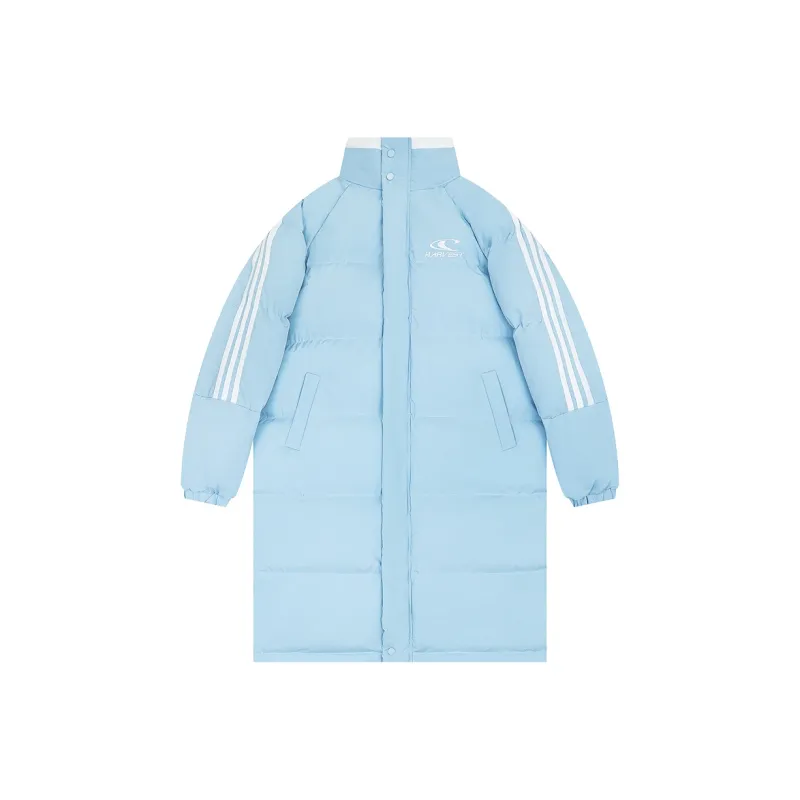 PAZZO Fashion Loose Fit Versatile Stripes Long Puffer Jacket Unisex-4