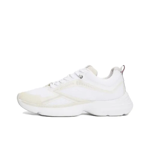 Tommy Hilfiger Anti Slip Wear Resistant Low Top Running Shoes Men's White