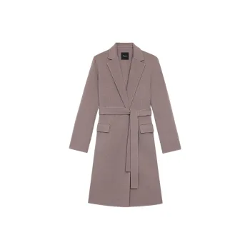 THEORY Coats Women's Gray Purple