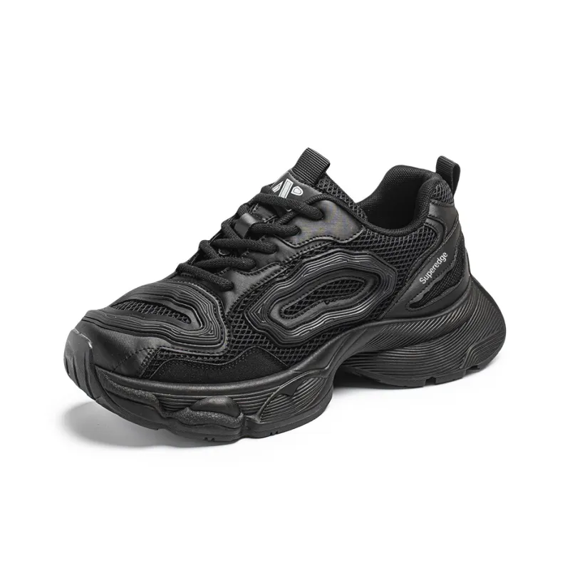SUPEREDGE Slip Resistant And Abrasion Resistant Coverage Low Top Chunky Sneakers Men's-0