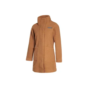 Columbia PANORAMATM LONG JACKET Velvet feel Coat Women's Orange