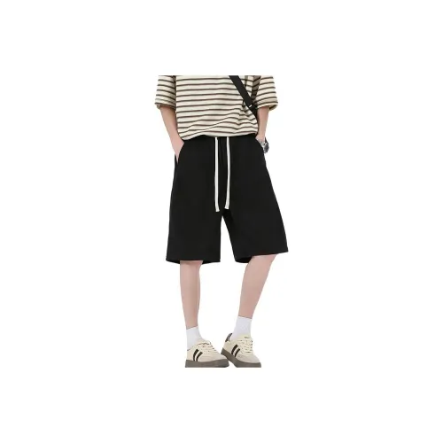 Bershka jersey shorts in blue