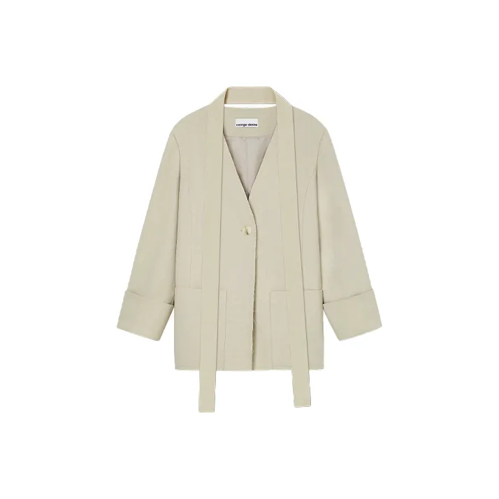 Orange Desire Business Suit Women's Champagne Beige-0