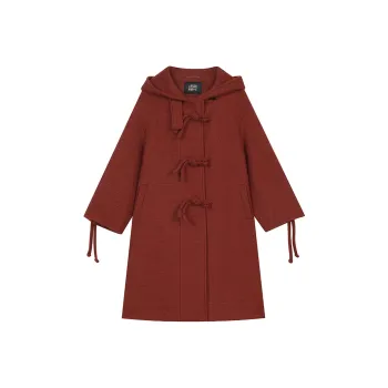 ELF SACK Coats Women's Socialite Red