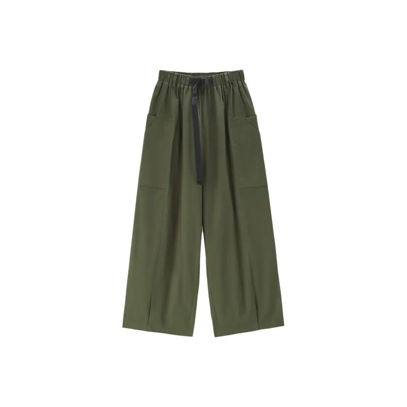 UNIQLO Casual Pants Women's Outdoor Green-0