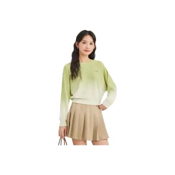 Love To Serve Knitwear Women's Green Apricot Multicolor