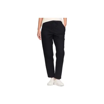 Tommy Hilfiger Boy-Fit Cotton And Linen Pull-On Pant Casual Pants Women's Marine Blue