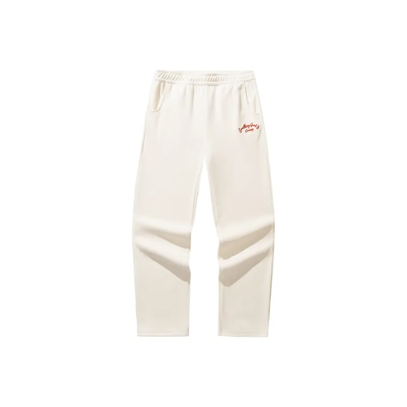 Anta Good Things Happen Casual Pants Women's Ecru-0