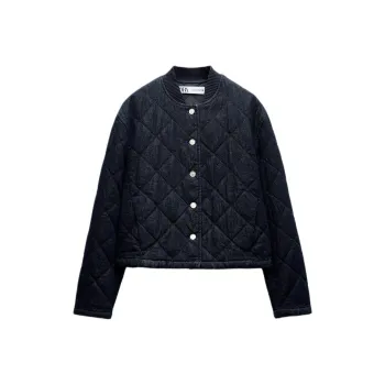 ZARA Puffer Jacket Women's Blue