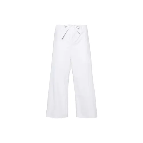 THE ROW Jugi Drawstring waist Cotton Trousers