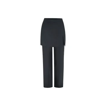 Little Pull Casual Pants Women's Dark Gray