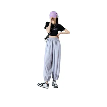 Tonlion Casual Pants Women's Light Purple