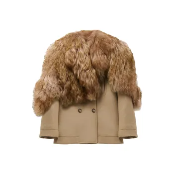 Alexander McQueen FW24 Coats Women's Camel