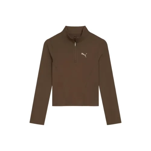 PUMA TRAINREGULAR Sweatshirt Women's Brown