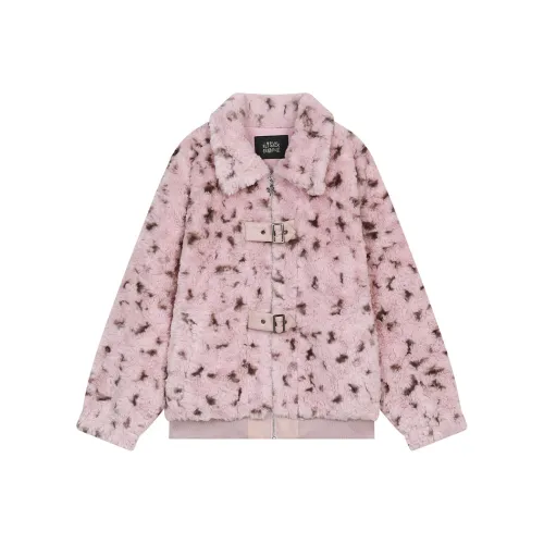 ELF SACK Velvet feel Coat Women's Pink