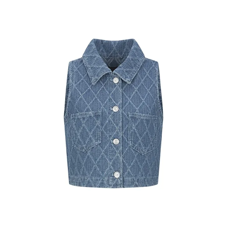 URBAN REVIVO Denim Jacket Women's Blue-0