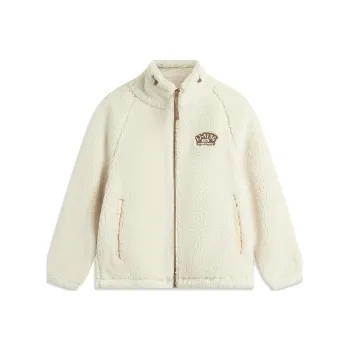 LiNing Sports Life Collection Velvet feel Coat Women's Swan White