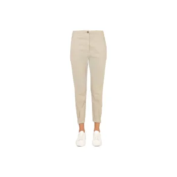 ASPESI Frank Straight Leg Cropped Pants