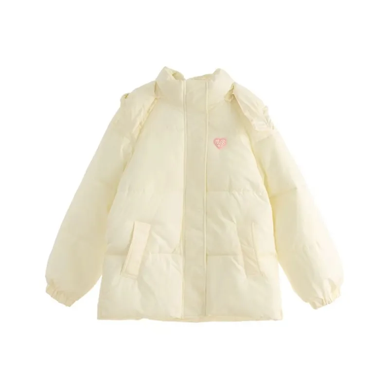Incolore Puffer Jacket Women's Light Yellow-0