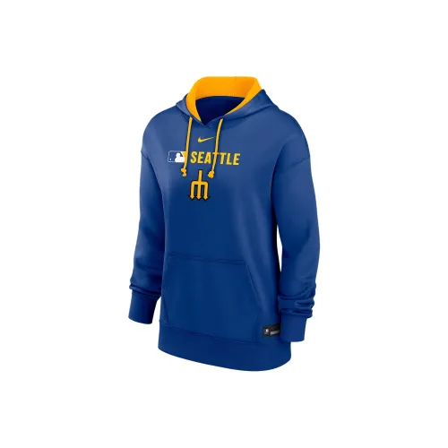 Nike Seattle Mariners Authentic Collection City Connect Women's Nike Therma Mlb Pullover Hoodie