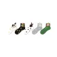 Polka Dot Sweet Love-5 Pack[7A Antibacterial, Boneless Socks]