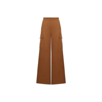MaxMara Buckle Detailed Straight Leg Pants