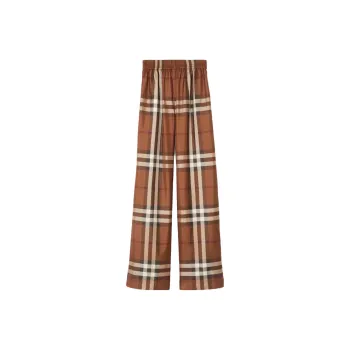 Burberry Elasticated Waistband Vintage Checked Trousers