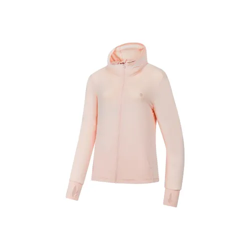 QIAODAN Sun Protection Clothing Women's Sheer Pink