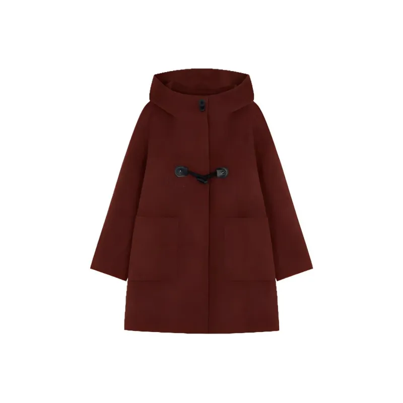 XWI Coats Women's Burgundy-0