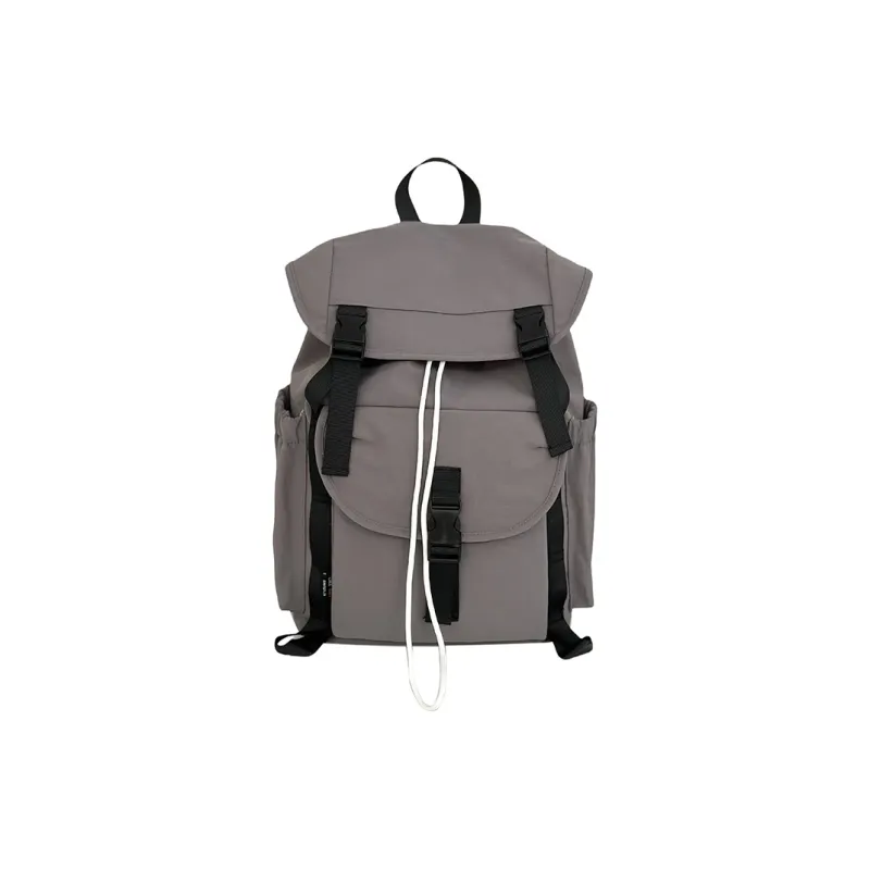 Yalu Nylon Backpack Regular Unisex Green/Khaki/Gray/Black-14