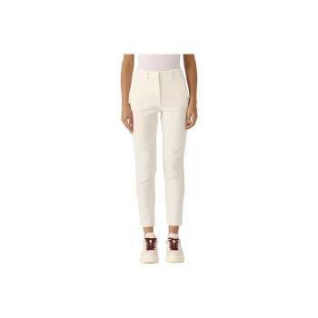 MaxMara Button Detailed Straight Leg Pants