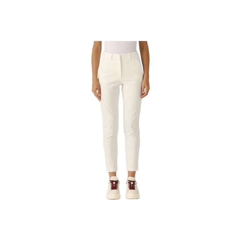 MaxMara Button Detailed Straight Leg Pants-0